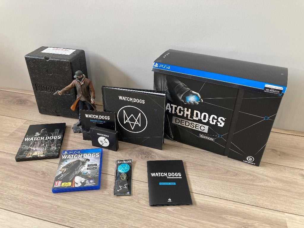 PS4 DedSec Collector’s Edition - compleet, Spelcomputers en Games, Avontuur en Actie, Vanaf 18 jaar, 1 speler, Ophalen of Verzenden