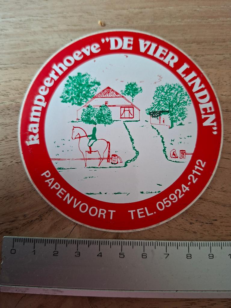 Sticker Papenvoort, Ophalen of Verzenden, Zo goed als nieuw, Overige typen