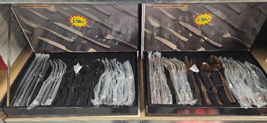 AANBIEDING! 24 delig messenset - NIEUW, Nieuw, Ophalen of Verzenden, Rvs of Chroom, Vaatwasserbestendig