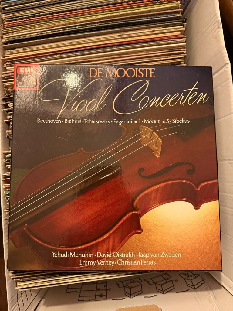 De mooiste viool concerten LP, Cd's en Dvd's, Boxset, Ophalen of Verzenden, Zo goed als nieuw, Boxset