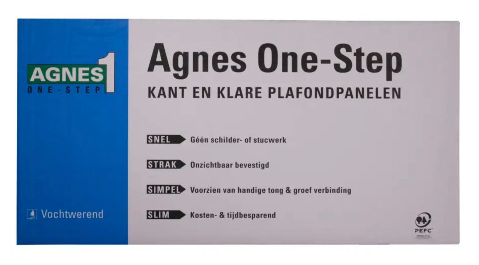 12 x Agnes Plafondplaten Vochtwerend, Doe-het-zelf en Verbouw, Platen en Panelen, Ophalen, Nieuw, Overige materialen, Minder dan 20 mm