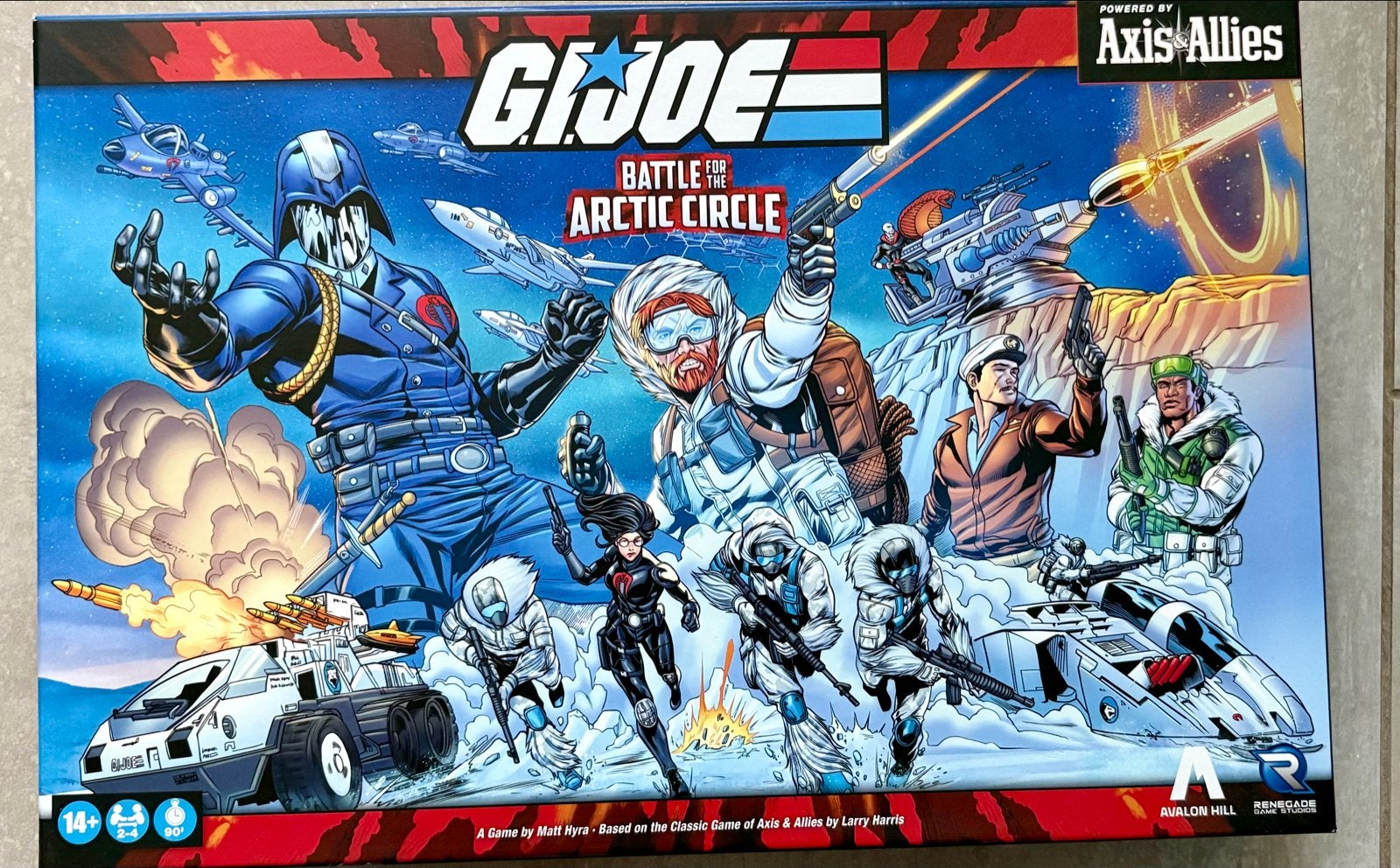 G.I. Joe Battle for the Arctic Circle Bordspel, Hobby en Vrije tijd, Een of twee spelers, Ophalen of Verzenden, Zo goed als nieuw