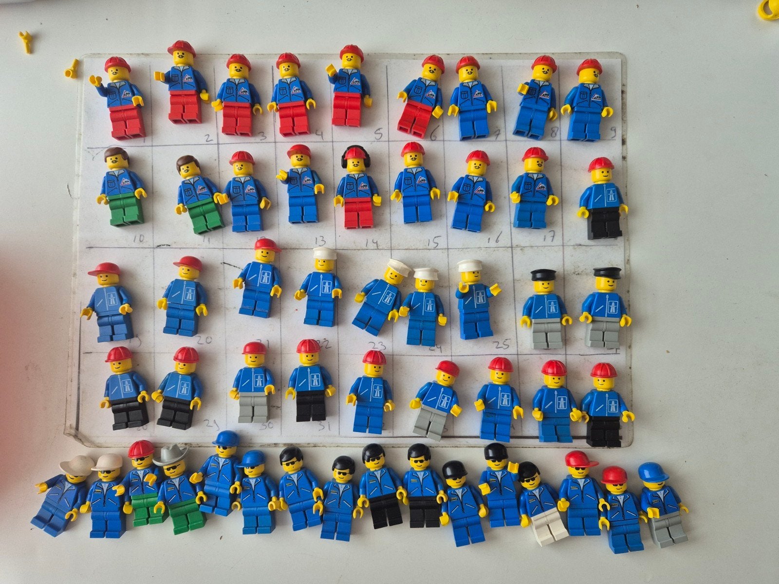 lego adv19 vintage wegwerker poppetjes bouw airport, Ophalen of Verzenden, Nieuw