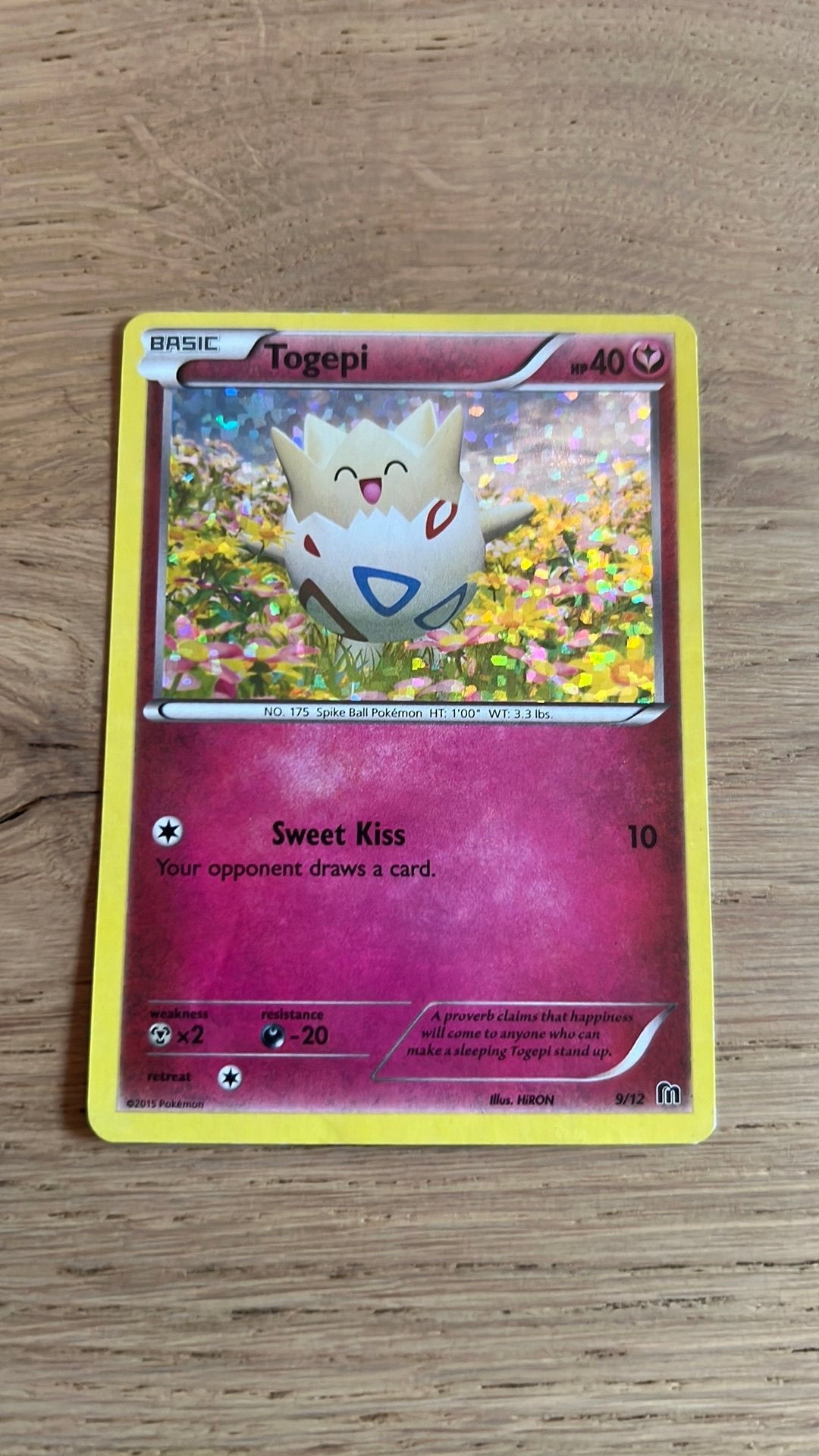 Togepi 9/12, Ophalen of Verzenden, Zo goed als nieuw