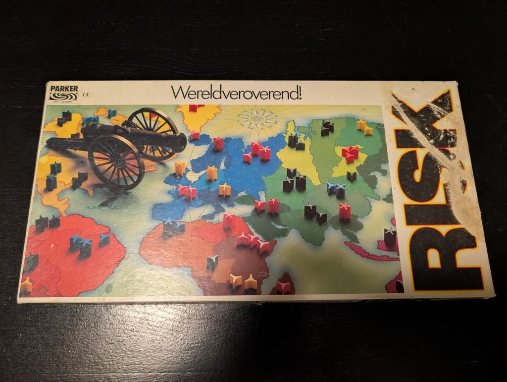 Risk Bordspel - Wereldveroverend Strategisch Spel, Vijf spelers of meer, Ophalen of Verzenden, Gebruikt, Parker