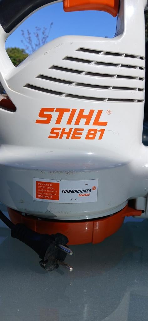 Stihl SHE 81 Elektrische Bladblazer/Bladzuiger, Stihl, Gebruikt, Met zuigfunctie, Handgedragen