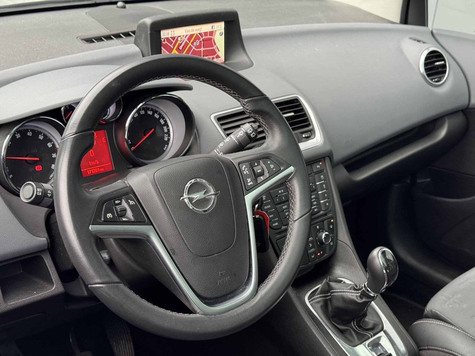 Opel Meriva 1.4 Turbo Cosmo, Auto's, Voorwielaandrijving, Euro 5, Gebruikt, Zwart