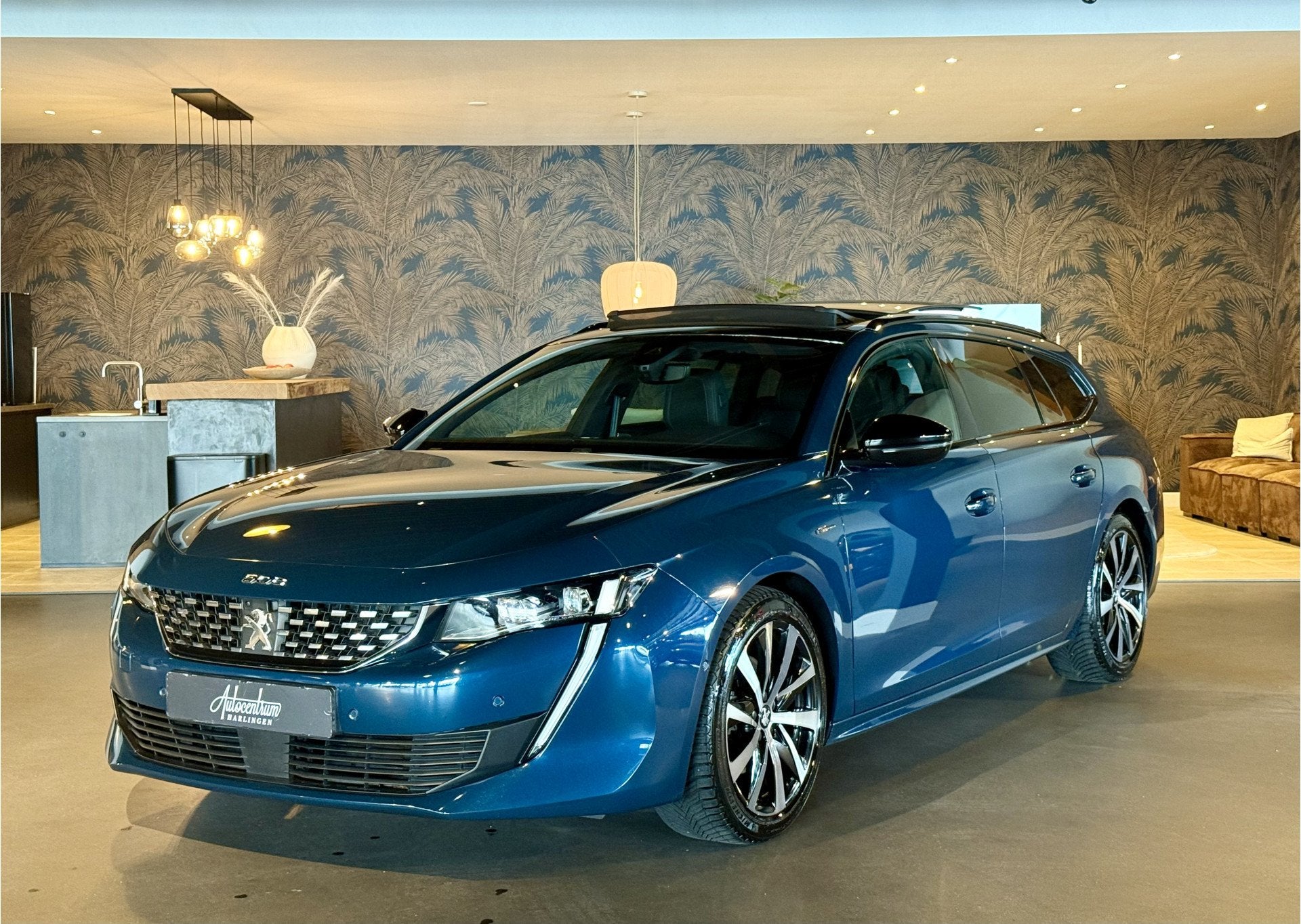 Peugeot 508 SW 1.6 GT Line I Automaat I Pano I VOL!, Auto's, Gebruikt, 4 cilinders, 181 pk, Blauw