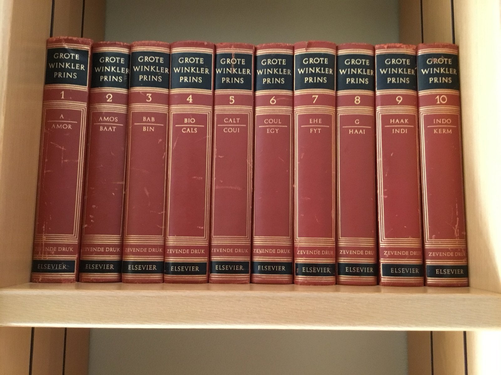 Grote Winkler Prins Encyclopedie - complete Serie (20 delen), Boeken, Encyclopedieën, Ophalen of Verzenden, Gelezen, Algemeen