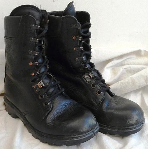Schoenen / Laarzen, Gvt, M90, Zwart, maat 38M, KL, 1990s.(1), Ophalen of Verzenden, Landmacht, Nederland, Kleding of Schoenen