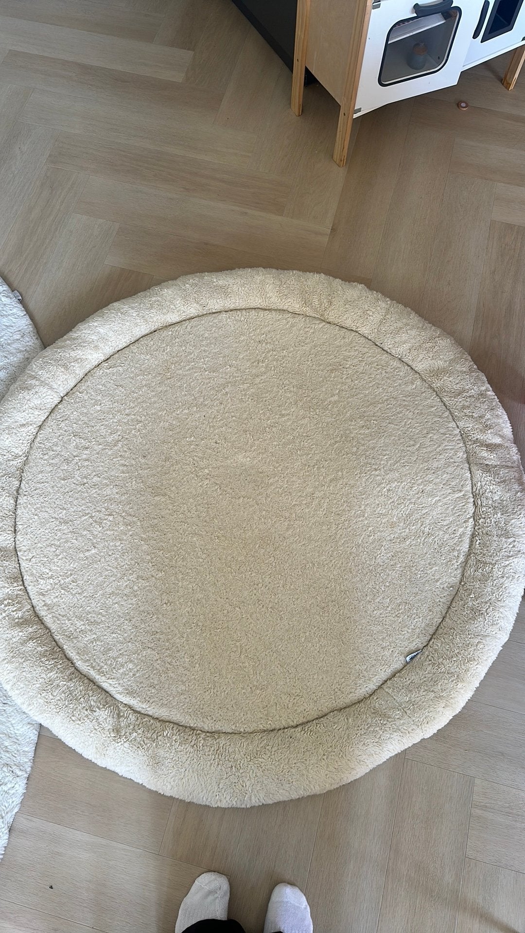 Baby speelmat creme kleur, Kinderen en Baby's, Boxen, Ophalen, Zo goed als nieuw