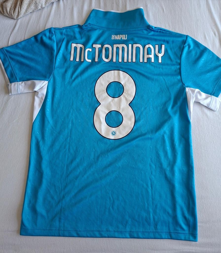 McTominay Napoli thuisshirt maat M, Sport en Fitness, Voetbal, Maat M, Ophalen of Verzenden, Zo goed als nieuw, Shirt