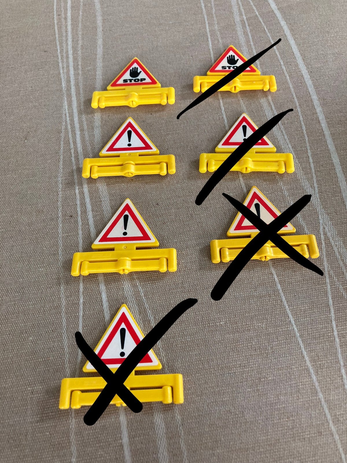 Playmobil verkeersborden, Ophalen of Verzenden, Zo goed als nieuw
