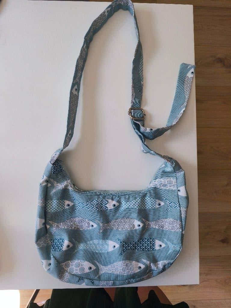 Handmade Ocean Fish Hobo Bag, Verzenden, Nieuw, Blauw