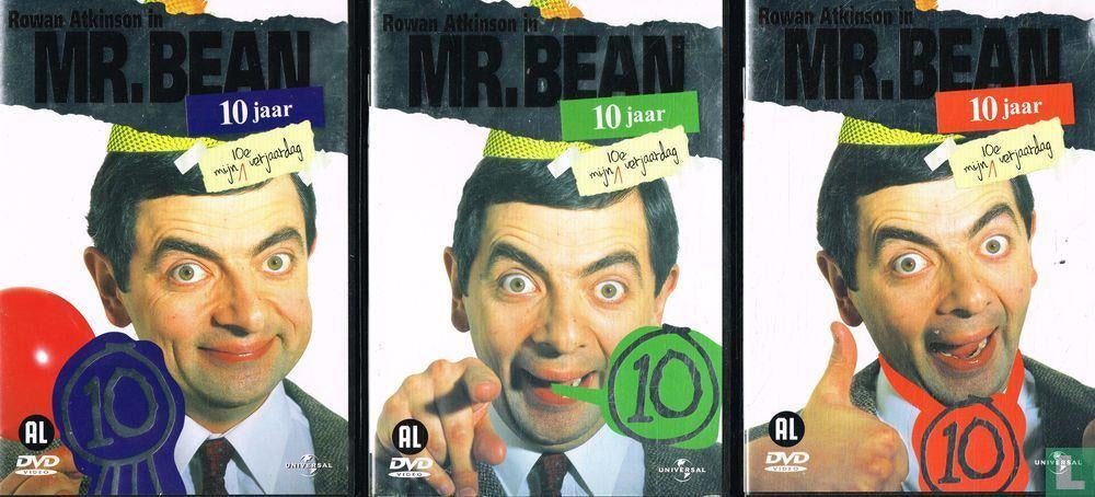 Rowan Atkinson Mr. Bean Blackadder Johnny English DVD 's VHS, Alle leeftijden, Ophalen of Verzenden, Zo goed als nieuw, Actiekomedie