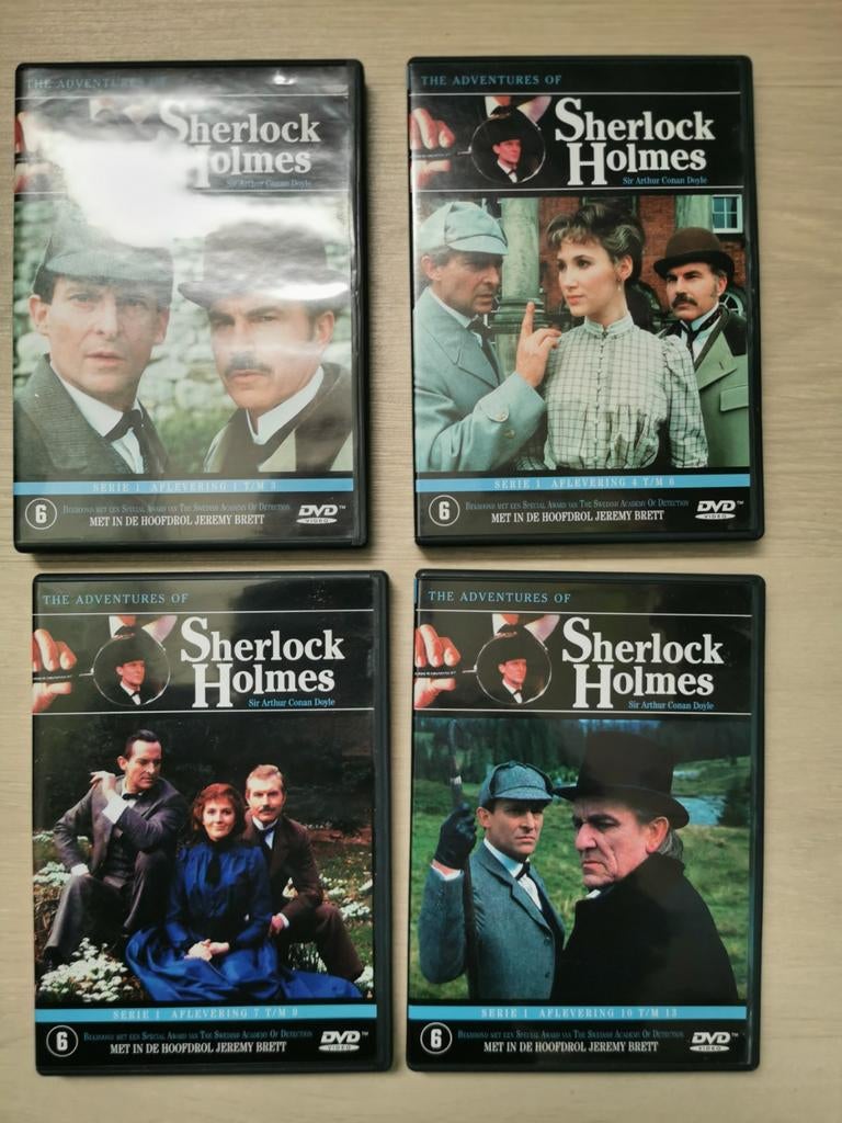 Sherlock Holmes - seizoen 1 (1984), Cd's en Dvd's, Dvd's | Tv en Series, Vanaf 6 jaar, Ophalen of Verzenden, Zo goed als nieuw