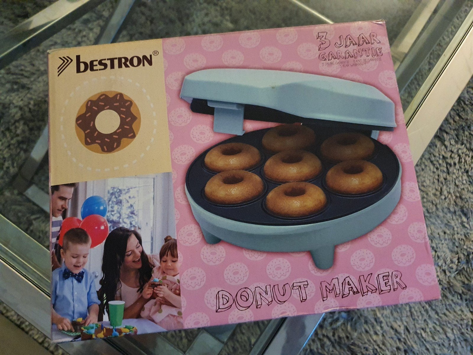 Bestron Donut Maker - Maak zelf heerlijke donuts!, Witgoed en Apparatuur, Ophalen of Verzenden, Zo goed als nieuw
