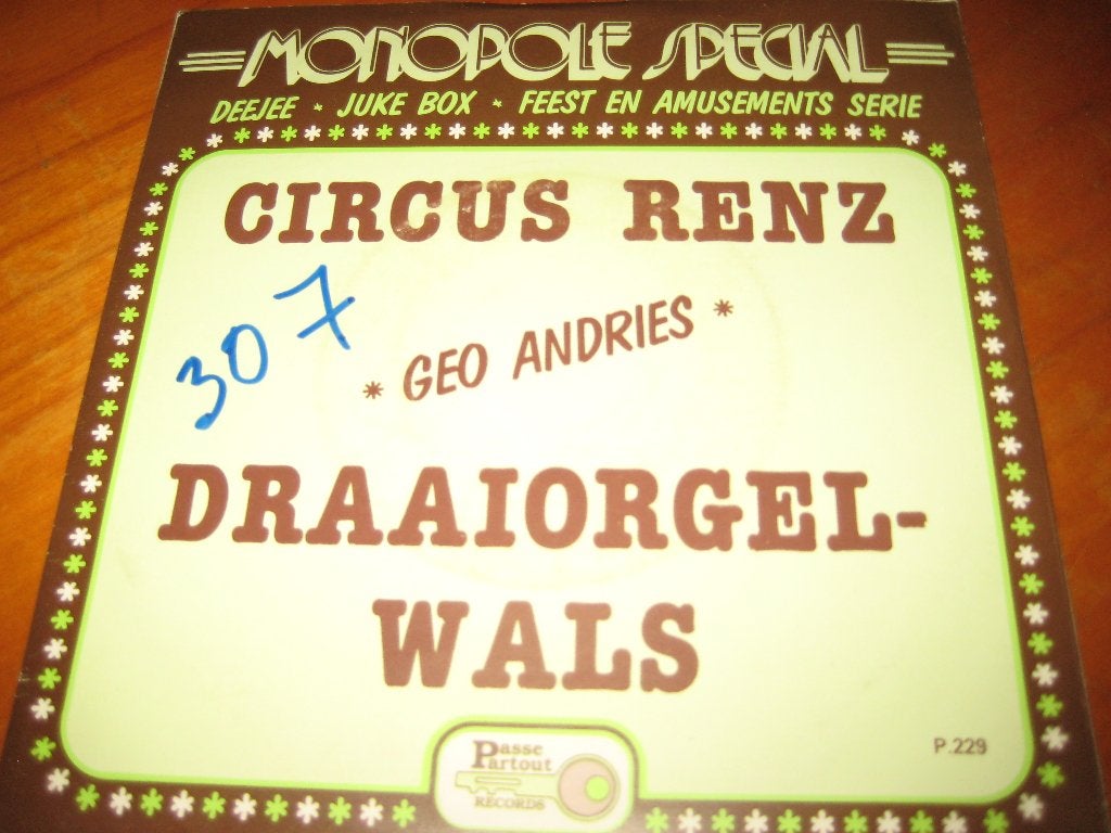 Geo Andries: Circus Renz, Ophalen of Verzenden, Zo goed als nieuw, Nederlandstalig