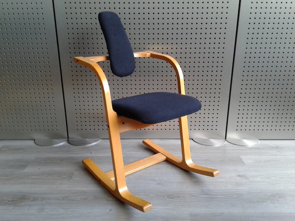 1x Stokke (Variér) Actulum (Zwart), Zeer Goed!, Huis en Inrichting, Stoelen, Gebruikt, Zwart, Ophalen of Verzenden, Variér
