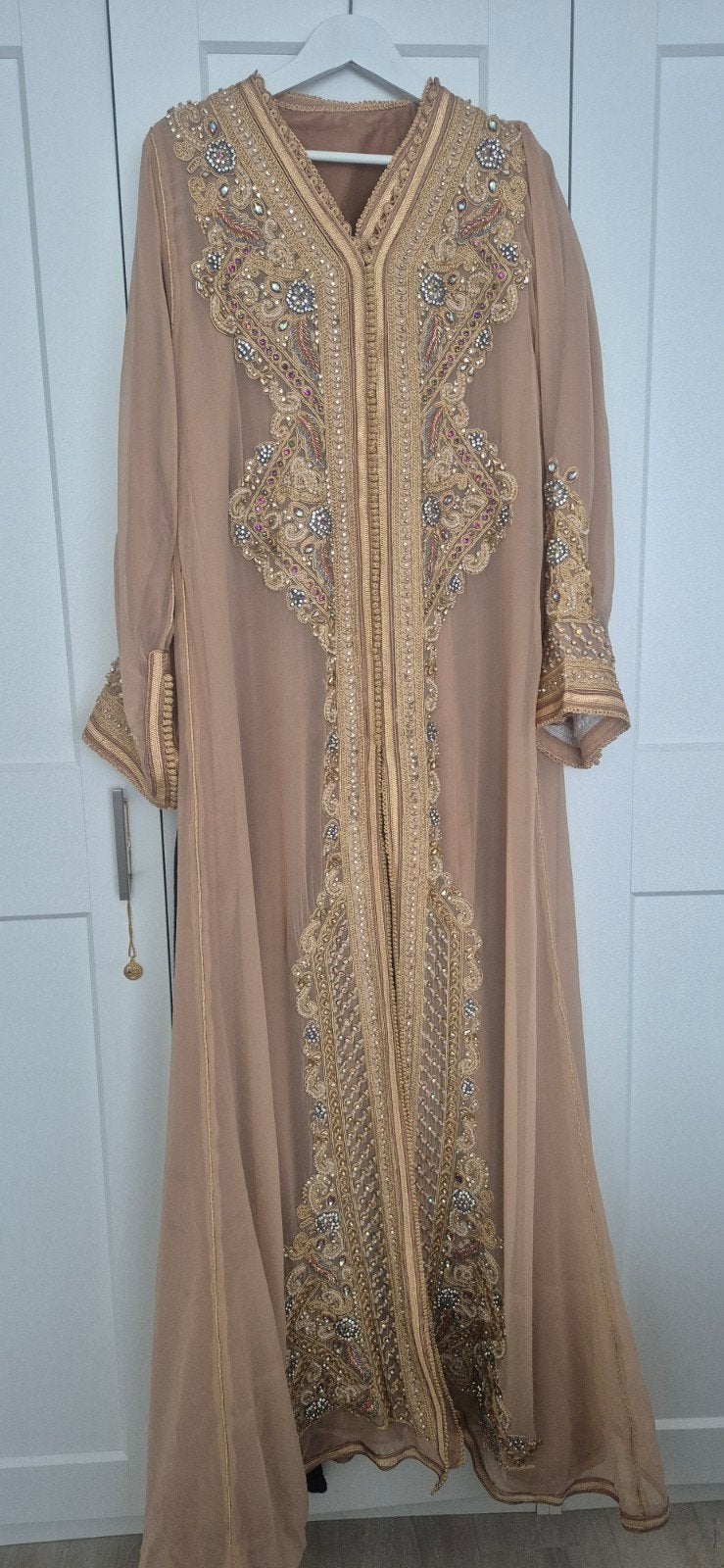 Prachtige beige takchita ZGAN, Beige, Maat 42/44 (L), Ophalen of Verzenden, Onbekend