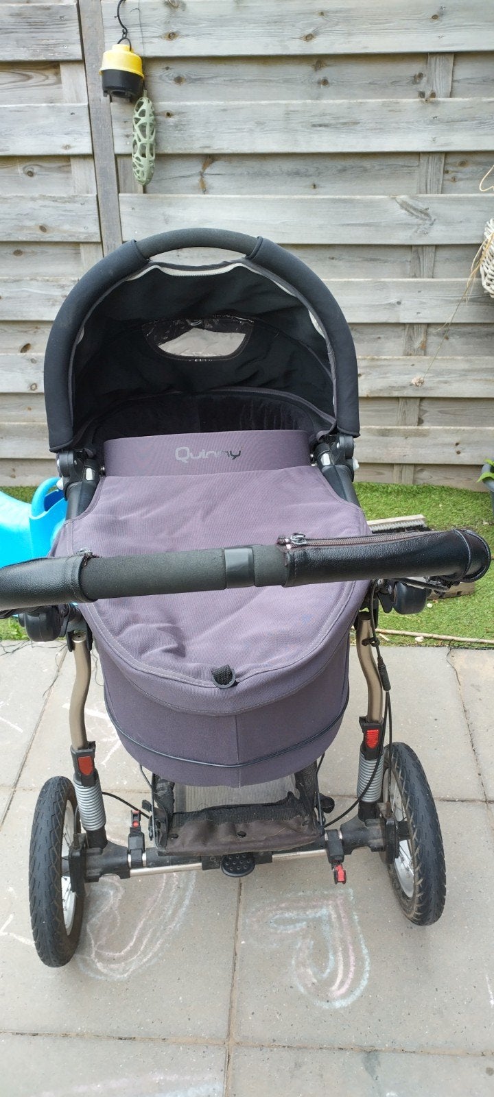 Quinny Freestyle 3-in-1 Kinderwagen met Reiswieg & Regenhoes, Ophalen, Gebruikt, Quinny, Verstelbare duwstang