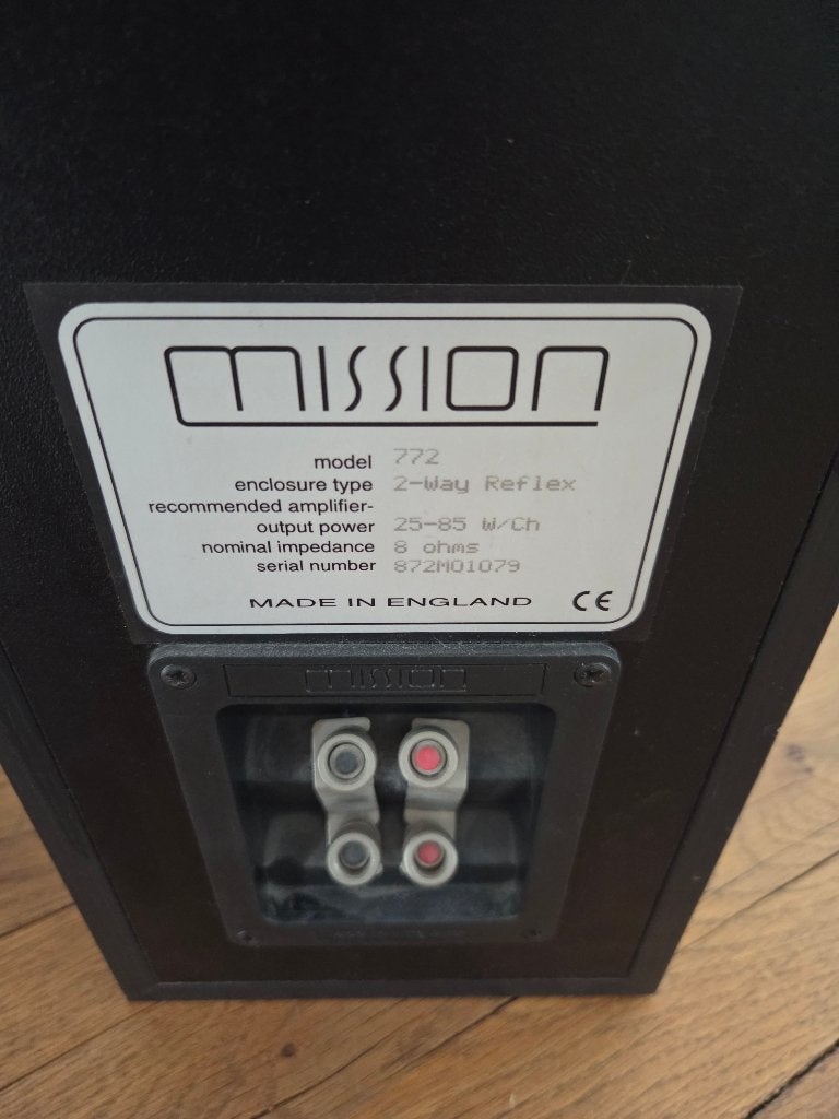 Mission 772 set luidsprekers, Ophalen, Gebruikt, Boekenplank luidspreker, 60 tot 120 watt