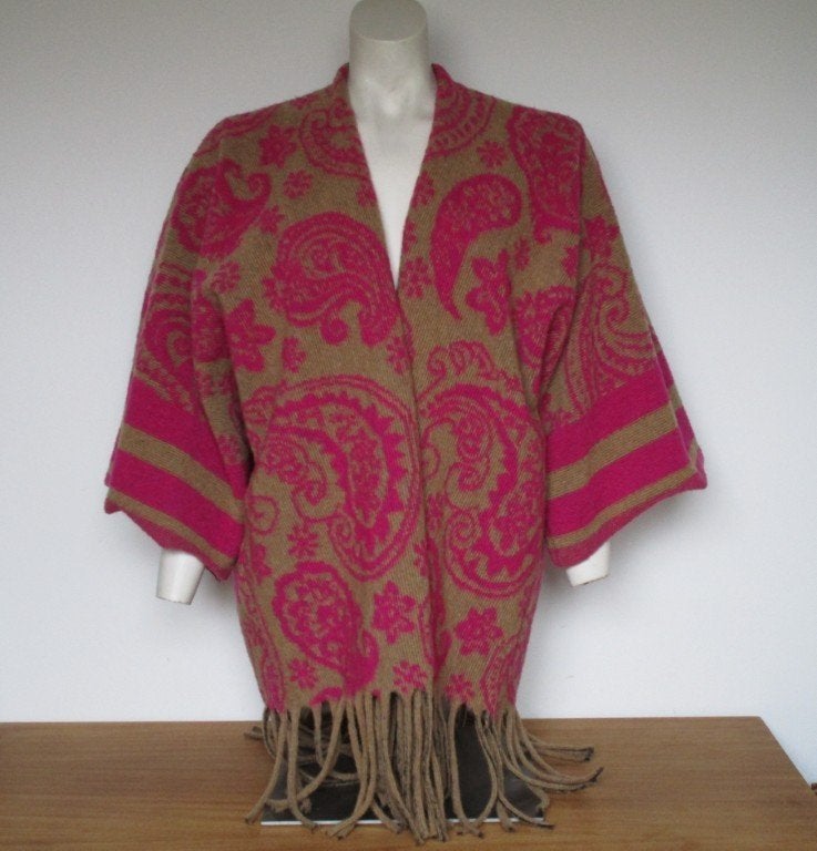 Nr.154: Leuke cape jas trui vest Zo goed als nieuw 1 Maat., Ophalen of Verzenden, Nieuw, Maat 42/44 (L), Overige kleuren