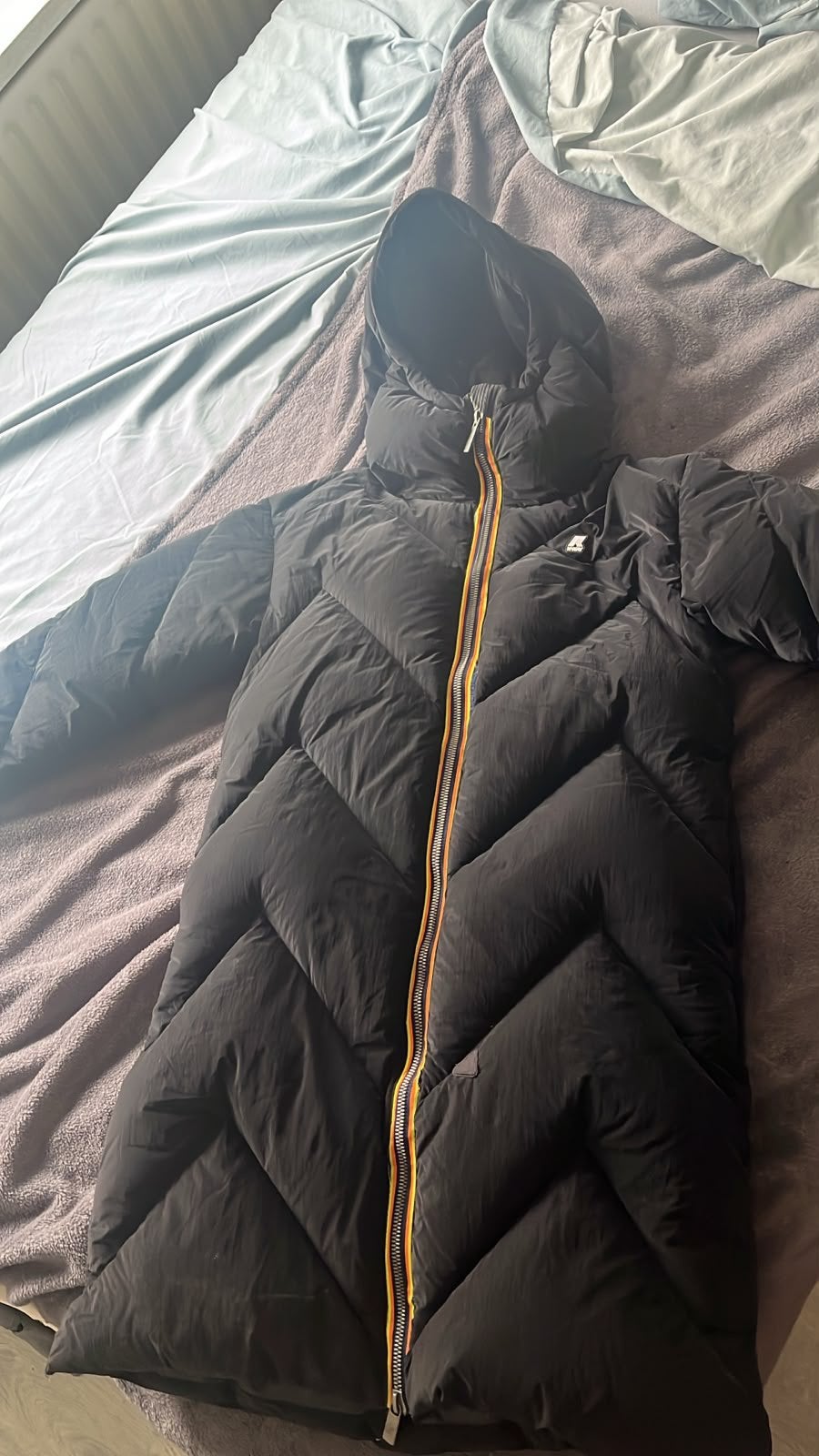 Kway puffer jacket, Ophalen of Verzenden, Zo goed als nieuw, Zwart