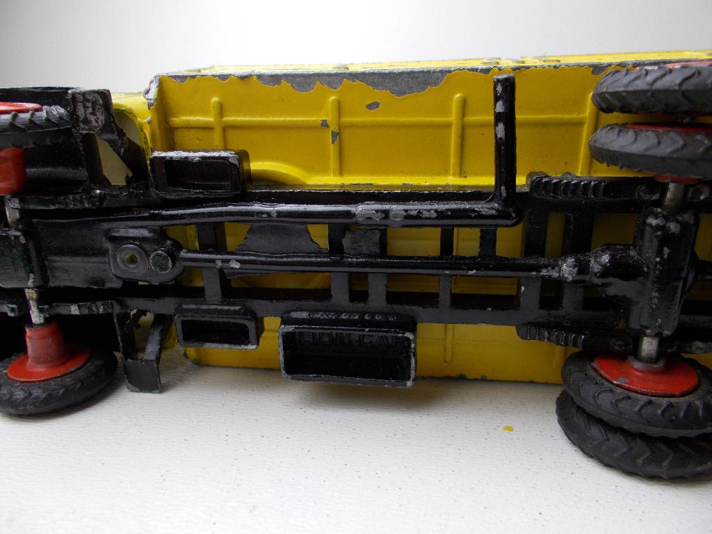 Jaren 50/60 Lion Car Holland DAF A50 "KIKKER" + OPEN LAADBAK, Ophalen of Verzenden, Gebruikt, Bus of Vrachtwagen, Lion Toys