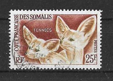 Djibouti (Franse Somalische kust) Michel 339 gestempeld, Ophalen of Verzenden, Overige landen, Gestempeld