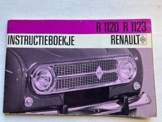 Instructieboekje Renault R 1120 R 1123  1967   NL, Ophalen of Verzenden