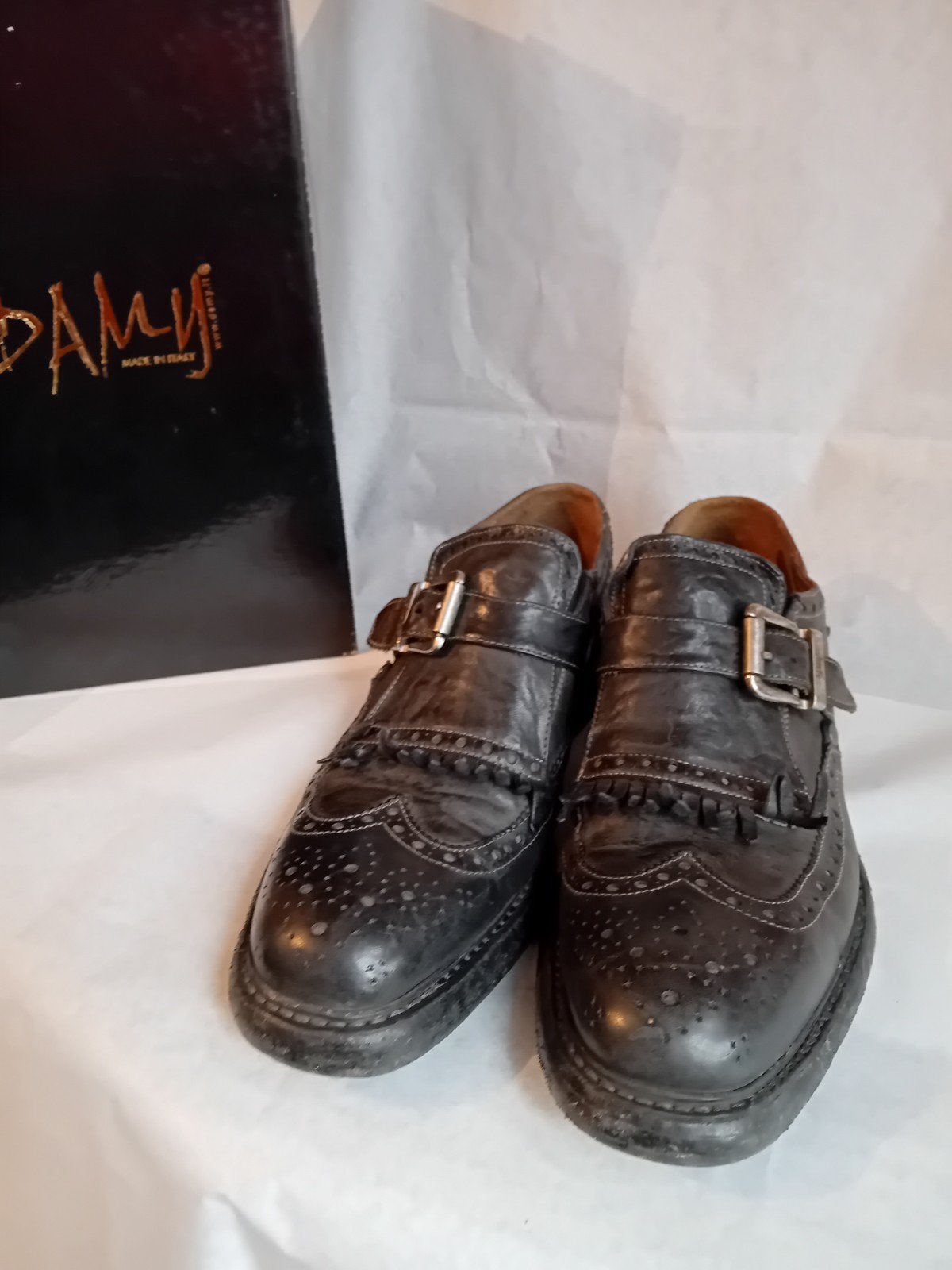 Damy Monkstrap Gespschoenen - Italiaanse Klasse - Maat 41, Kleding | Heren, Schoenen, Overige kleuren, Verzenden, Gespschoenen