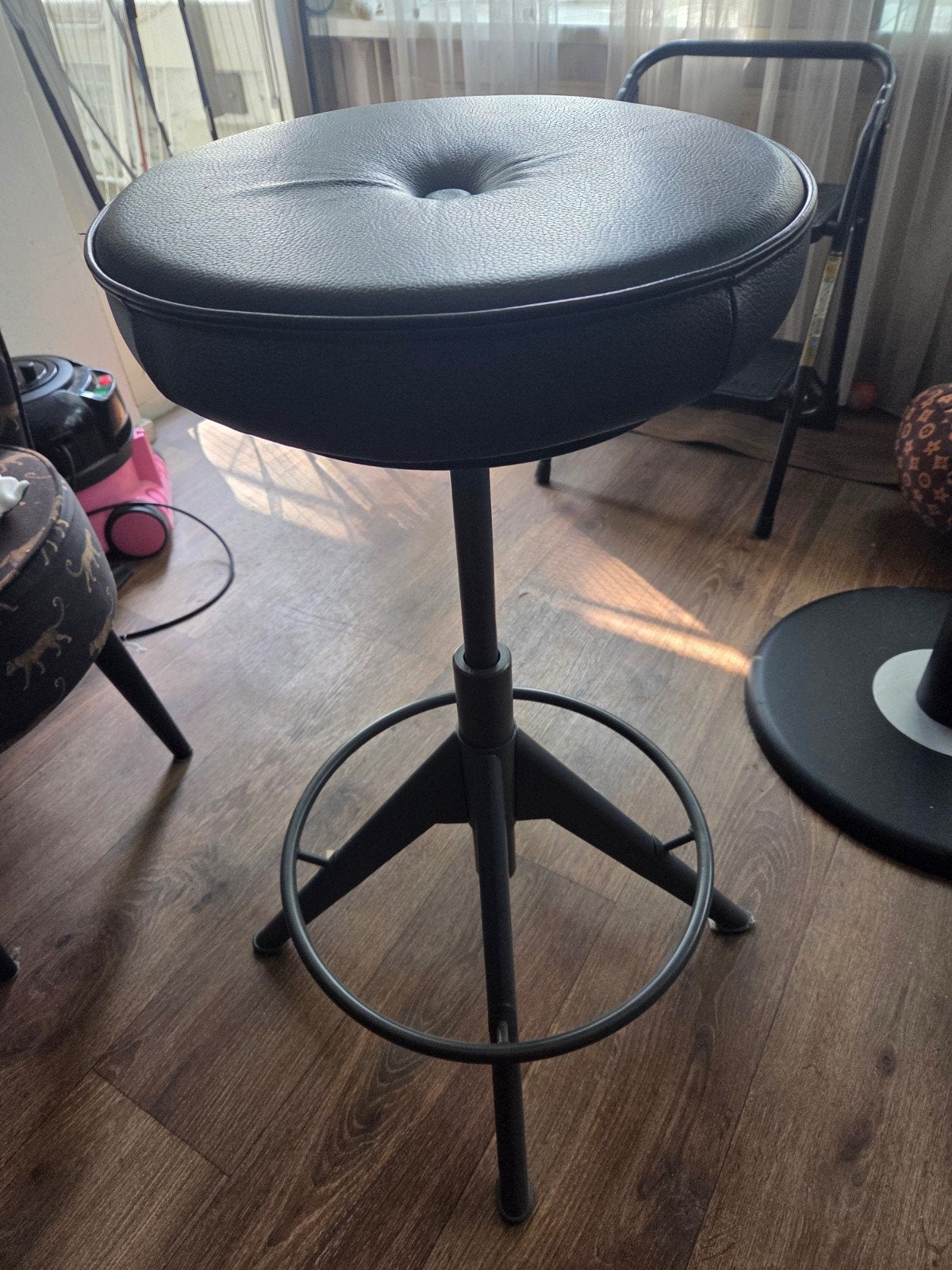 IKEA TROLLBERGET ergonomische zit-/stasteun | Verstelbare we, Ophalen of Verzenden, Zwart, Bureaukruk