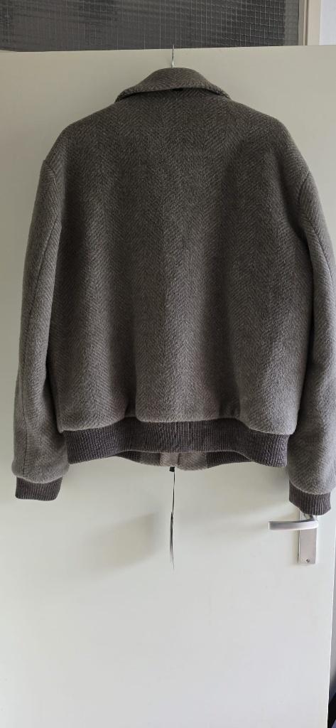 Hugo boss wollen winterjas, Ophalen, Bruin, Maat 48/50 (M), Nieuw