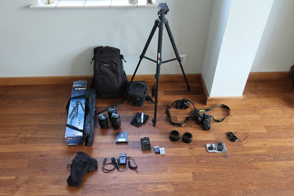 nikon zeer  compleet set met 2 boddy's, Audio, Tv en Foto, Fotografie | Lenzen en Objectieven, Gebruikt, Nikon, Statiefgondel