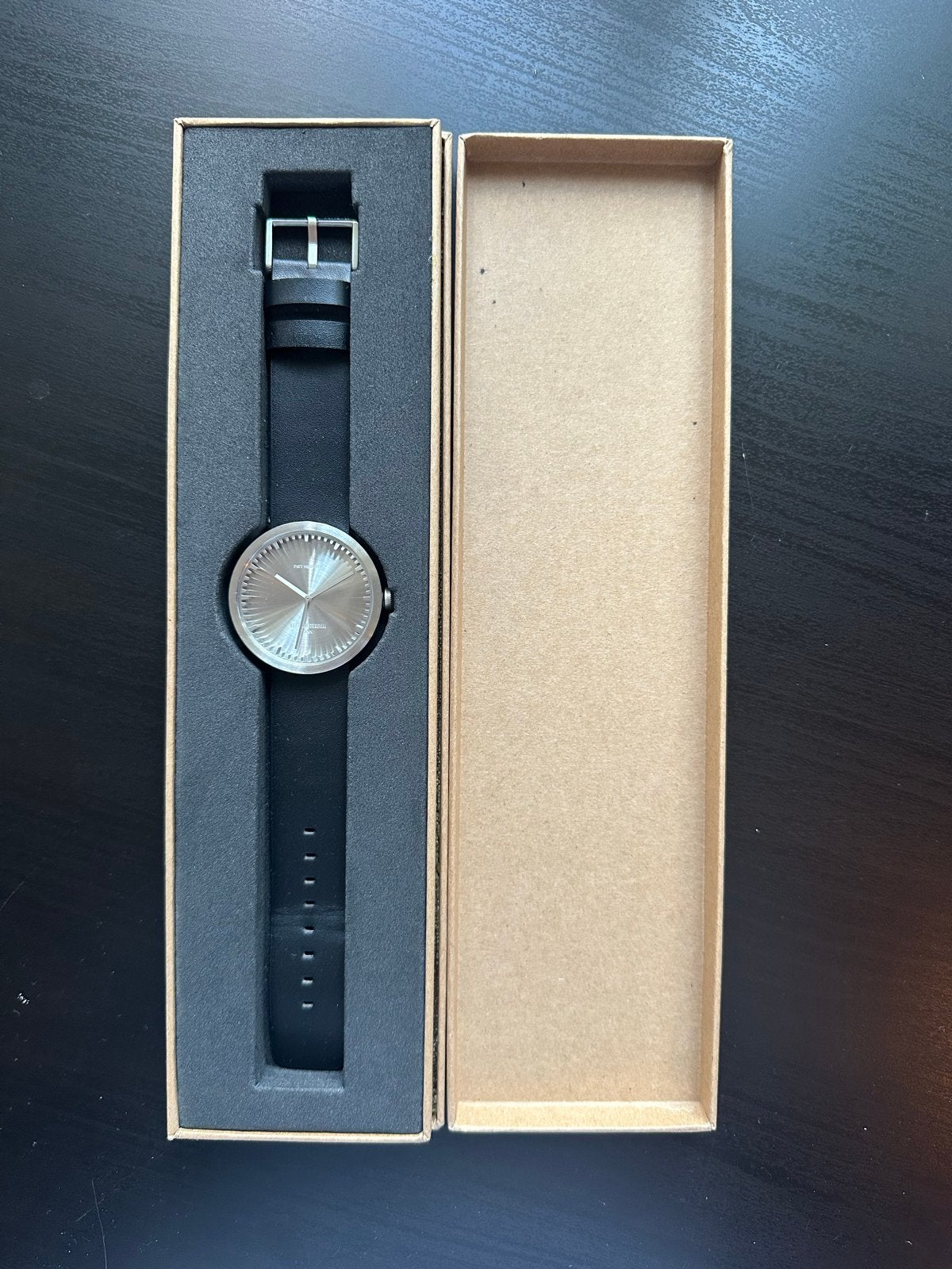 LEFF Amsterdam Piet Hein Eek horloge - Nieuw, Sieraden, Tassen en Uiterlijk, Overige merken, Leer, Staal, Polshorloge