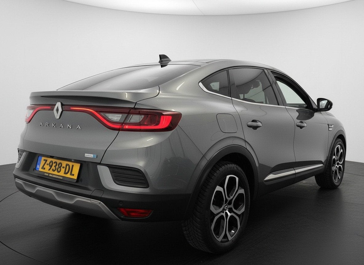 Renault Arkana 1.6 E-Tech hybrid 145 TECHNO CAMERA/ACC/HALF-, Auto's, Gebruikt, Leder en Stof, Origineel Nederlands, 760 kg