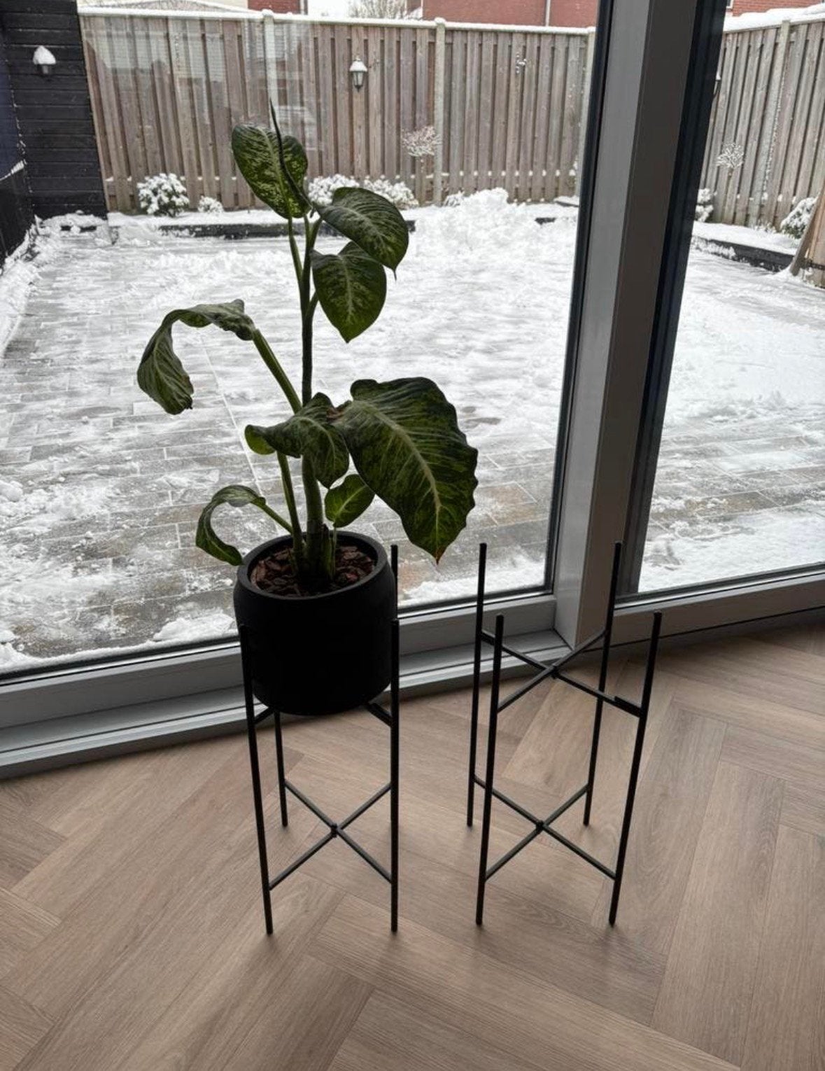 Leuke standaard voor een bloempot of plant, Ophalen of Verzenden, Zo goed als nieuw