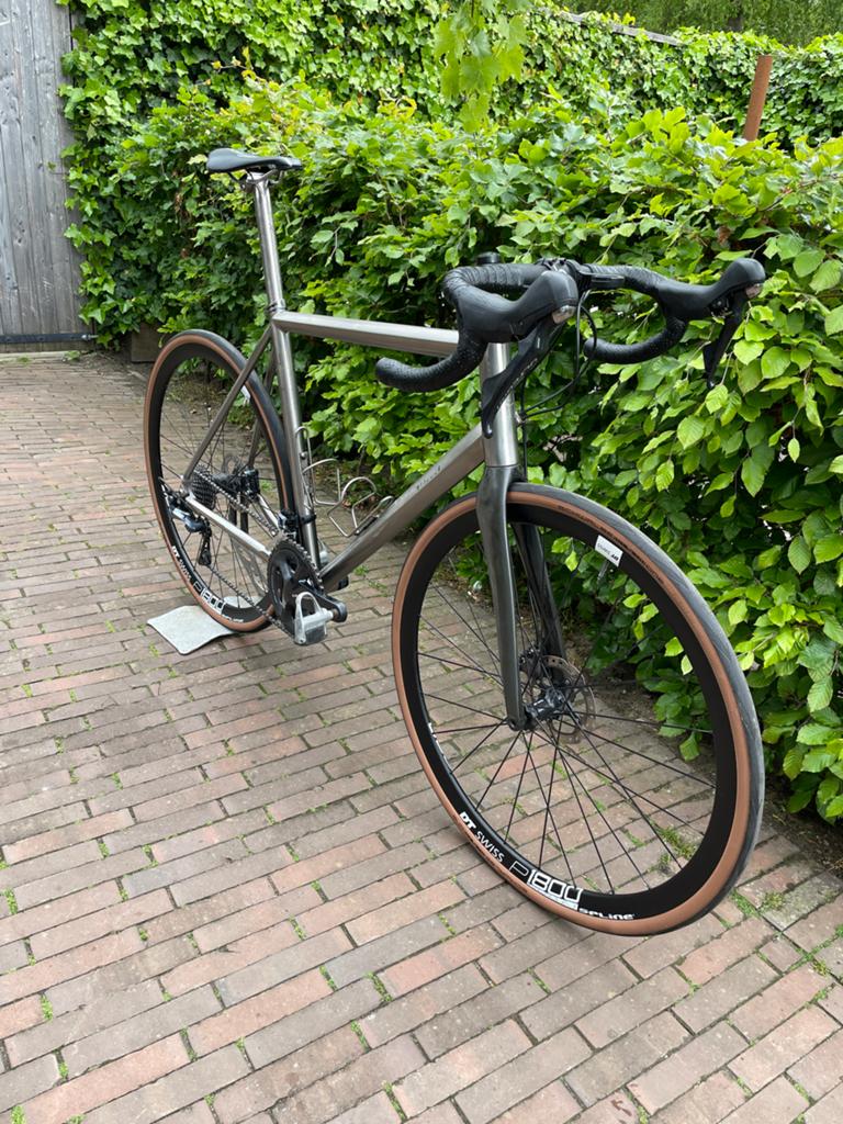 J.Guillem Formentor Titanium Racefiets mt 58 Disc, 28 inch, Heren, Zo goed als nieuw, Meer dan 20 versnellingen