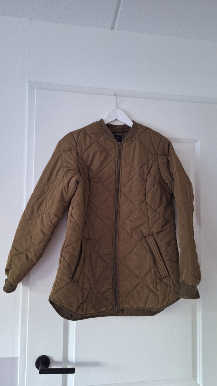 Gave khaki jas voor in het najaar van ZE-ZE maat M!, Maat 38/40 (M), Gedragen, Groen, Ze Ze