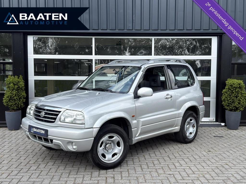 Suzuki Grand Vitara 1.6-16V Limited *Uniek* |Leder|Airco|Tre, Auto's, 1345 kg, Zwart, 4 cilinders, Grand Vitara