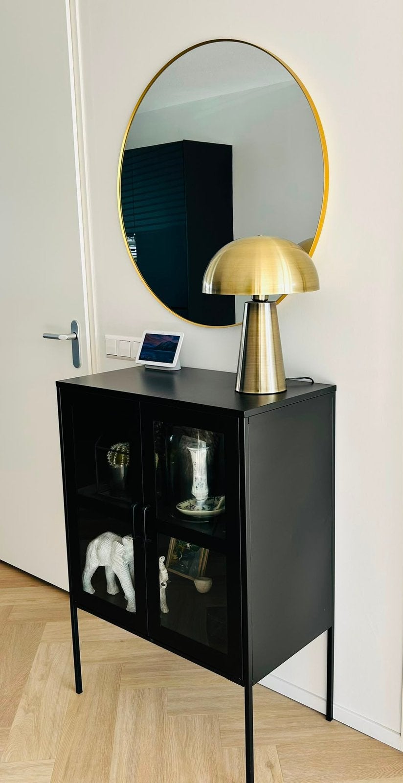 Kwantum tafellamp Dana – goud, Ophalen, Zo goed als nieuw, Minder dan 45 cm, Minder dan 55 cm