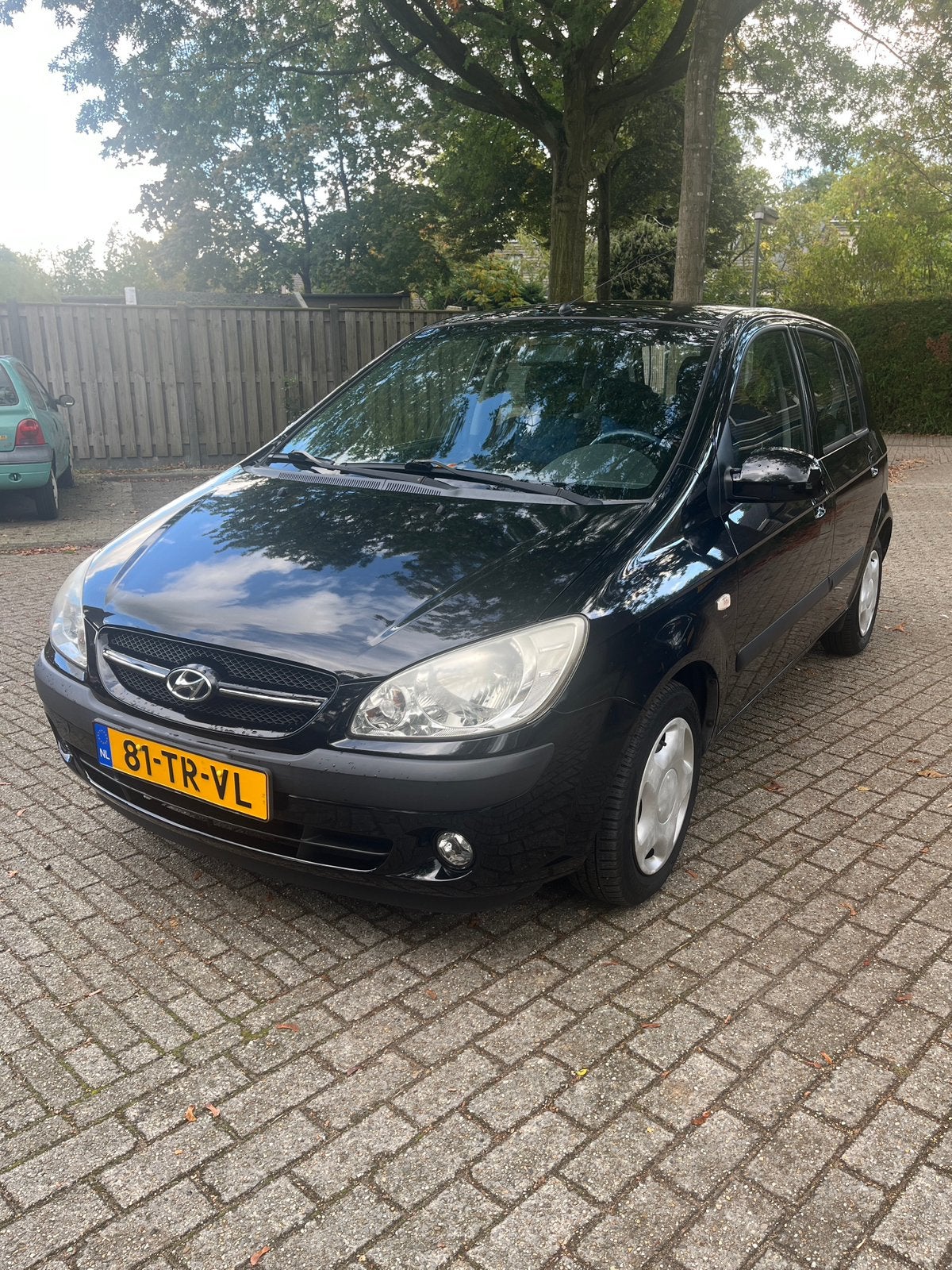 Hyundai Getz 1.4 5DRS 2007 Zwart, Voorwielaandrijving, 40 €/maand, 4 cilinders, Zwart
