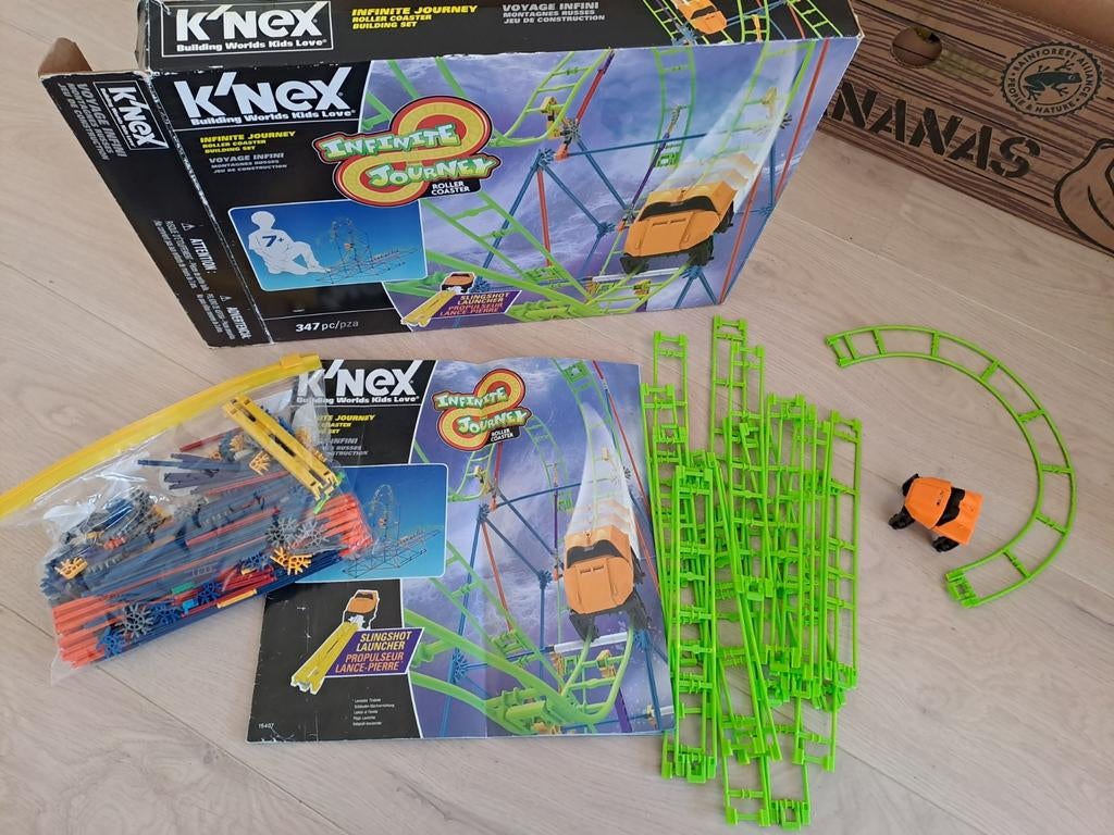 K'nex Infinite Journey Roller Coaster - Compleet met boekje, Kinderen en Baby's, Speelgoed | Bouwstenen, Ophalen of Verzenden