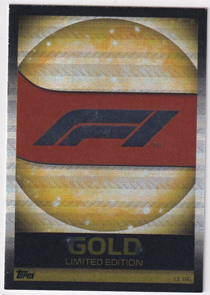 F1 Logo Gold Limited Edition #LE18G, Verzenden, Nieuw, Formule 1