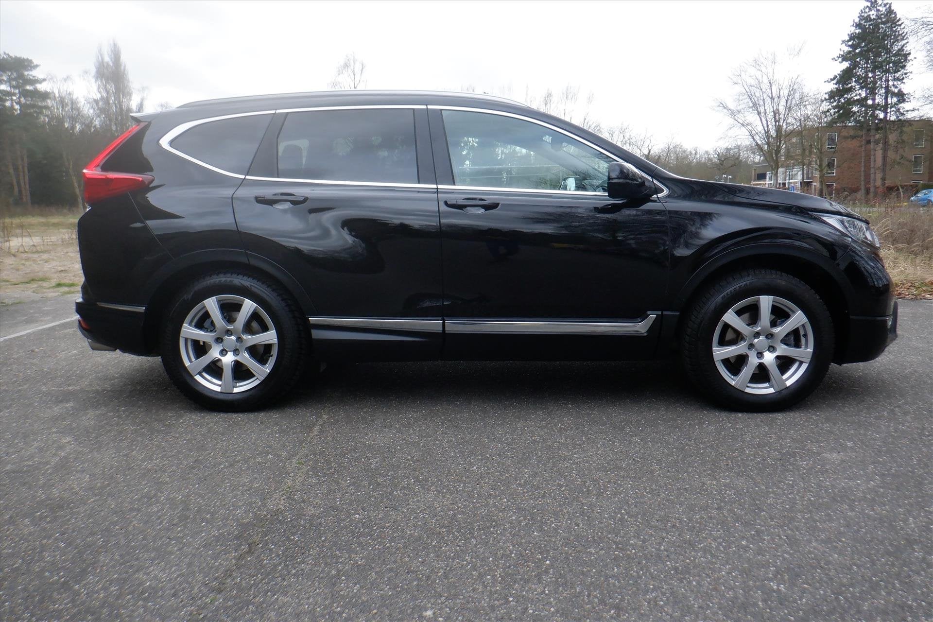 Honda CR-V 1.5 VTEC TURBO 193pk AWD CVT Executive-91.000KM -, Auto's, 4 cilinders, Zwart, Leder, Bedrijf