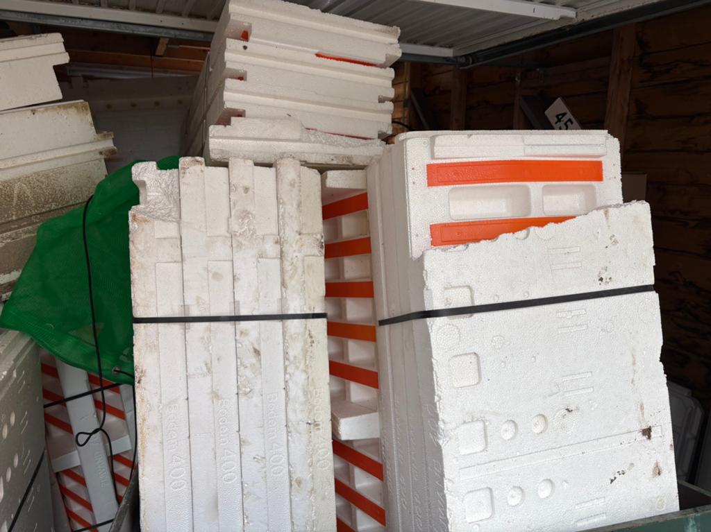 Bekisting IsoBouw wanden en bodems, Ophalen, Zo goed als nieuw, 15 m² of meer, Piepschuim (Tempex)