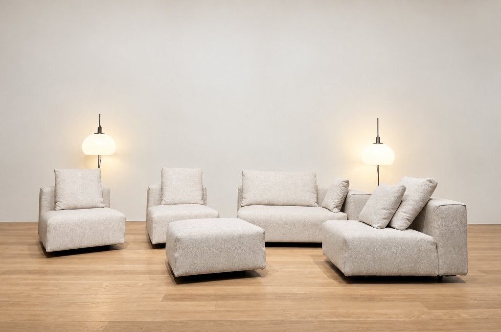 NIEUW Montis Domino Modulair + GARANTIE | NP €11.250, Huis en Inrichting, Hoekbank, Www.designplaats.nl, Design Bank Bankstel Zetel Hoekbank Montis