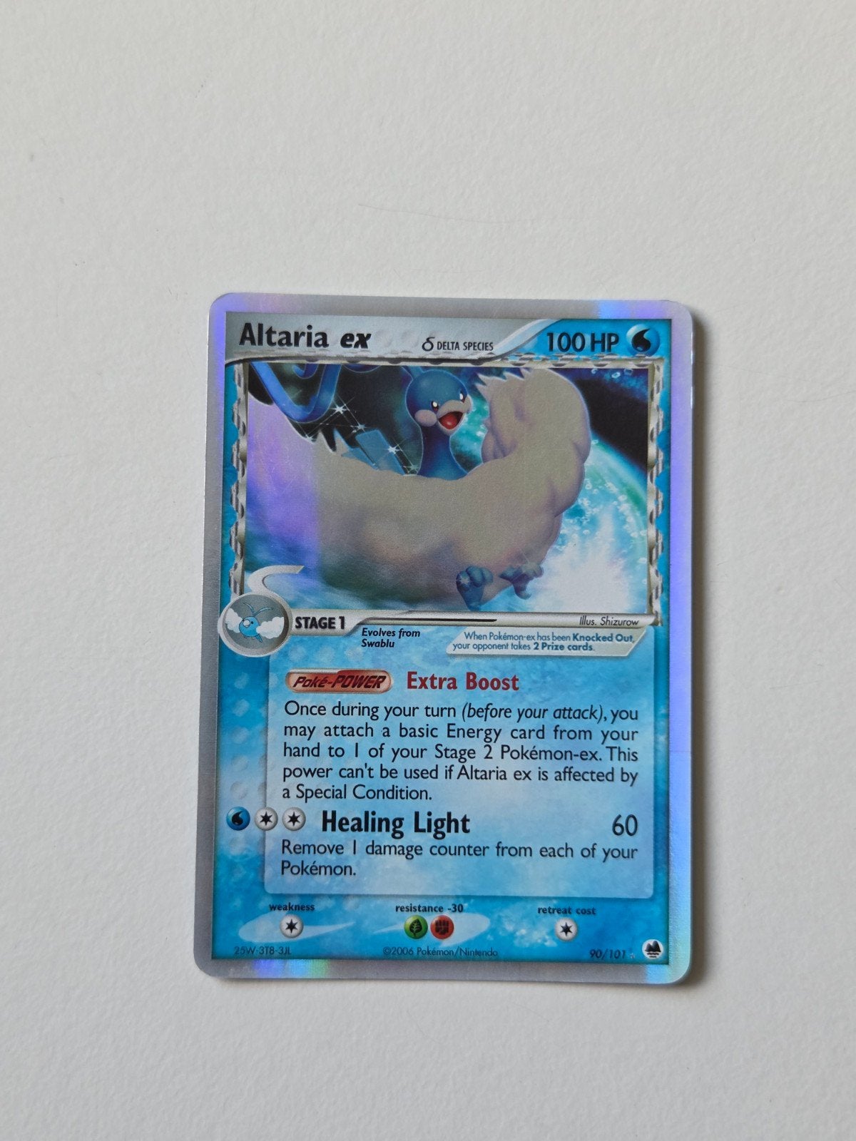 Altaria EX - DF 90, Ophalen of Verzenden, Zo goed als nieuw, Losse kaart, Foil