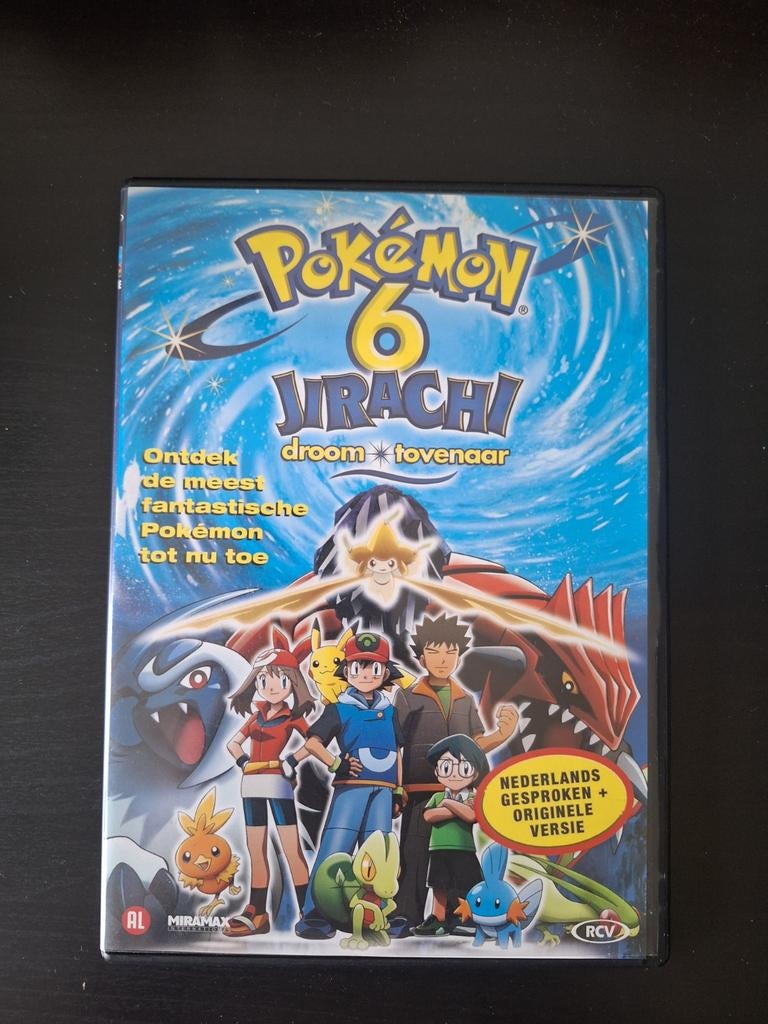 Pokémon 6: Jirachi Droomtovenaar - Film DVD, Cd's en Dvd's, Avontuur, Gebruikt, Alle leeftijden, Ophalen of Verzenden